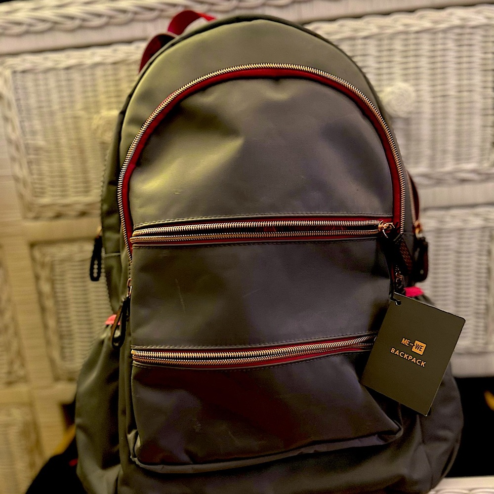 Backpack with tags
